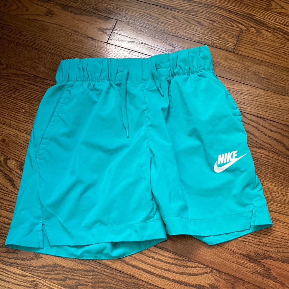 teal nike shorts